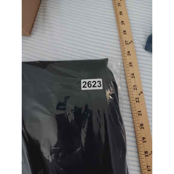 Articles of Society Skinny Jeans Womens 31 32X28 Black Out Stretch Raw Hem Ankle - Picture 15 of 15